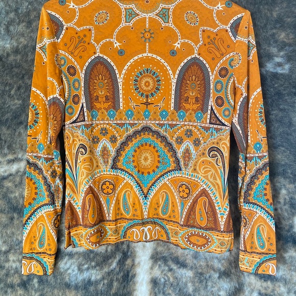 vintage silk long sleeve - Picture 2 of 4